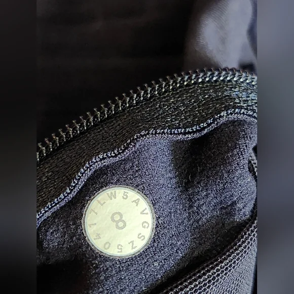 Lululemon Fast as Fleece Tight 28” Size 8 Midnight Navy Legging Active Run Lined - Picture 14 of 16